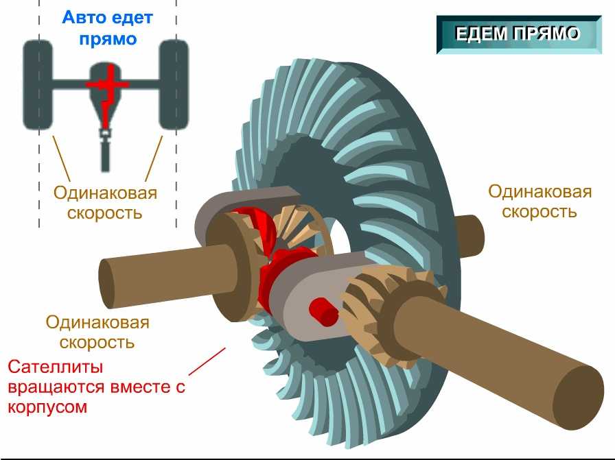 Как работает дифференциал автомобиля: Как работает дифференциал?