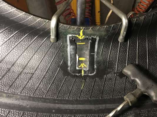 Боковая грыжа на колесе ремонт: Ошибка выполнения