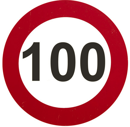 Europe speed sign