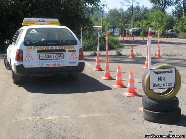 Въезд в бокс: Упражнение «Въезд в бокс задним ходом» – Автошкола Онлайн