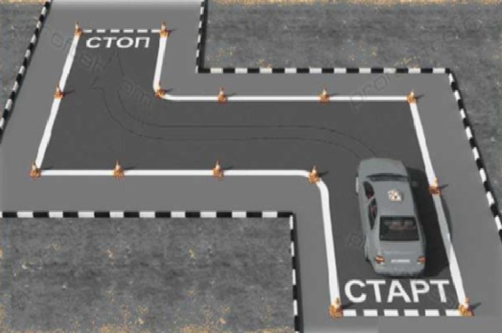 Поворот на 90 градусов. Разворот 90 градусов автодром. Упражнение поворот на 90 градусов автодром. Упражнение на площадке повороты на 90 градусов. Змейка 90 градусов автодром.