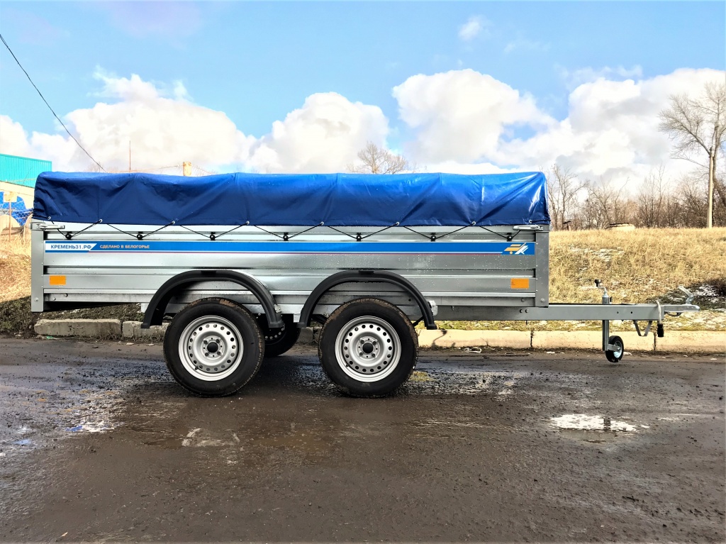 Прицепы двухосные для грузовых автомобилей: купить 2-осный легковой прицеп в Москве