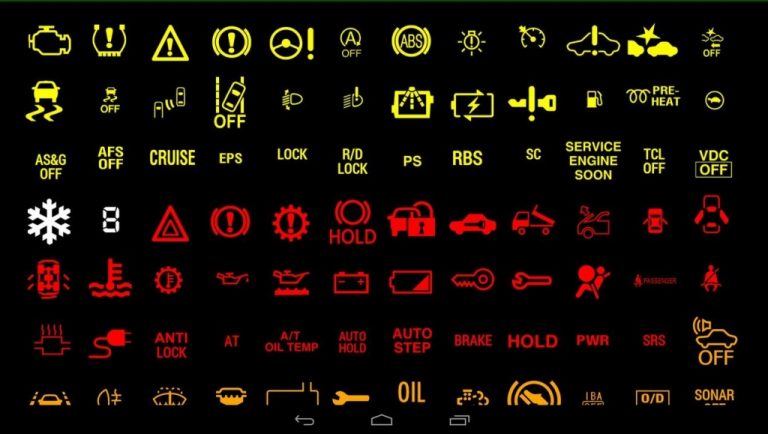 Значки панели приборов: Почему горит лампа подушек безопасности на приборной панели. Причины и устранение