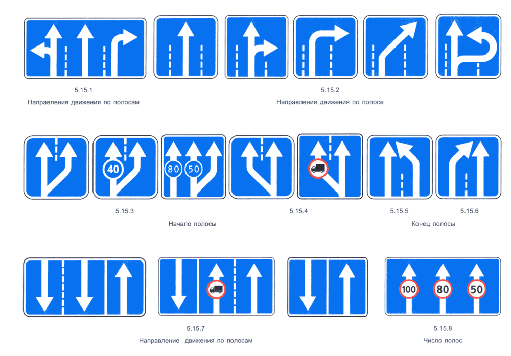 Предписывающие дорожные знаки с пояснениями в картинках