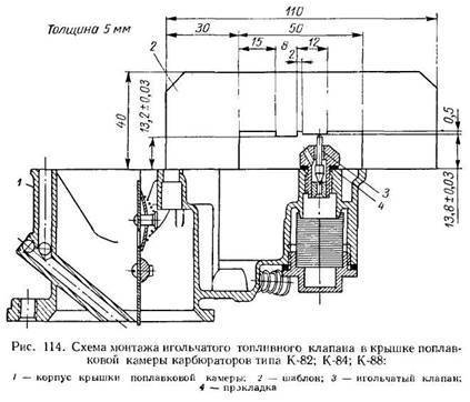 Уровень бензина в карбюраторе к 151: Ремонт и регулировка карбюратора К-151