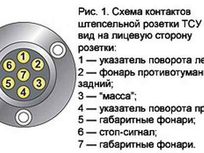 Подключение прицепа к легковому автомобилю схема: Распиновка розетки прицепа легкового автомобиля — схема подключения фаркопа