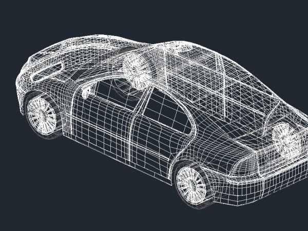 3Д моделирование машин: 3D модель автомобиля: принципы 3д моделирования авто и машин