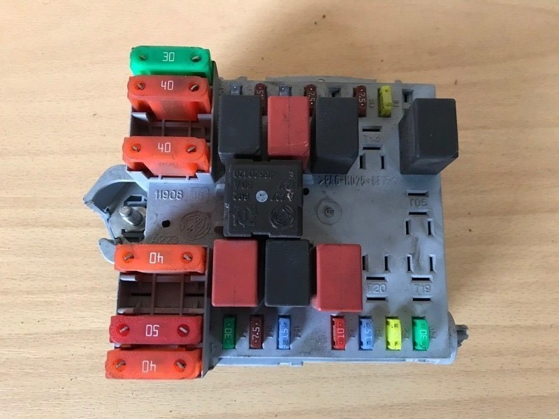 Пежо боксер распиновка предохранителей