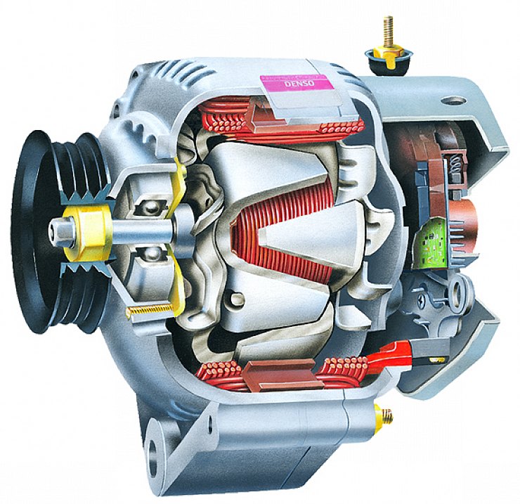 Работа генератора на автомобиле: Устройство и принцип работы автомобильного генератора