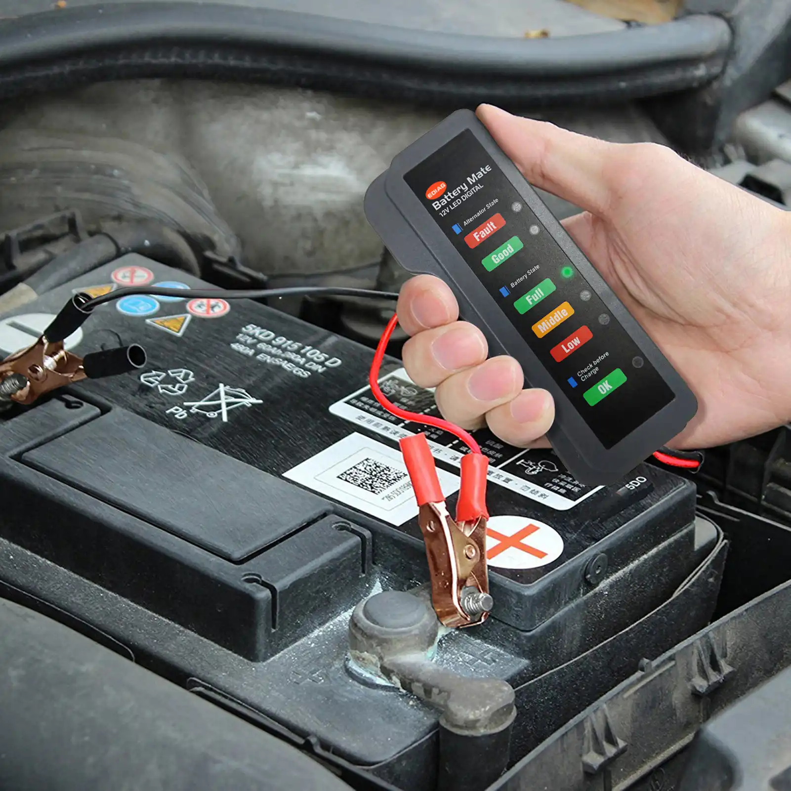 Проверка состояния аккумуляторной батареи: Проверка технического состояния аккумуляторной батареи