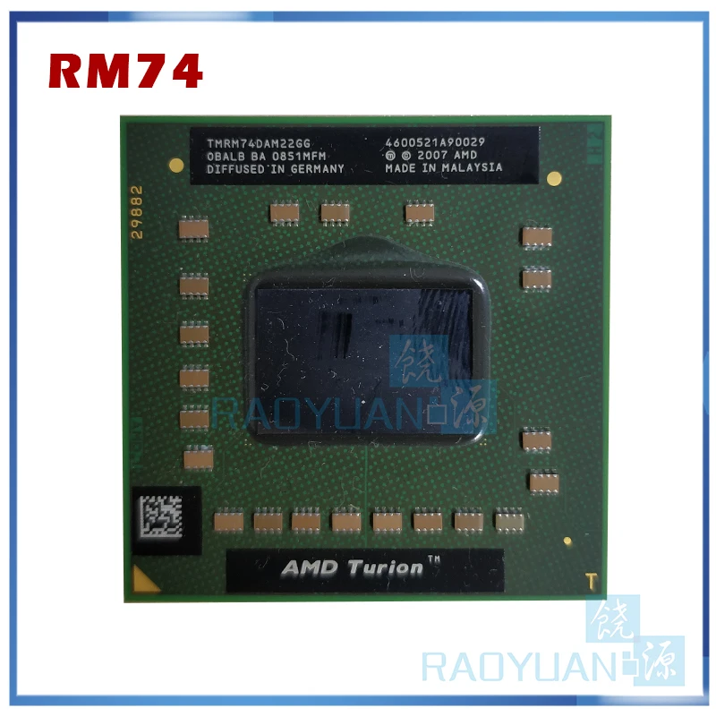 Tmrm74Dam22Gg: Мобильный процессор AMD-64 urion X2 RM-74 (TMRM74DAM22GG)