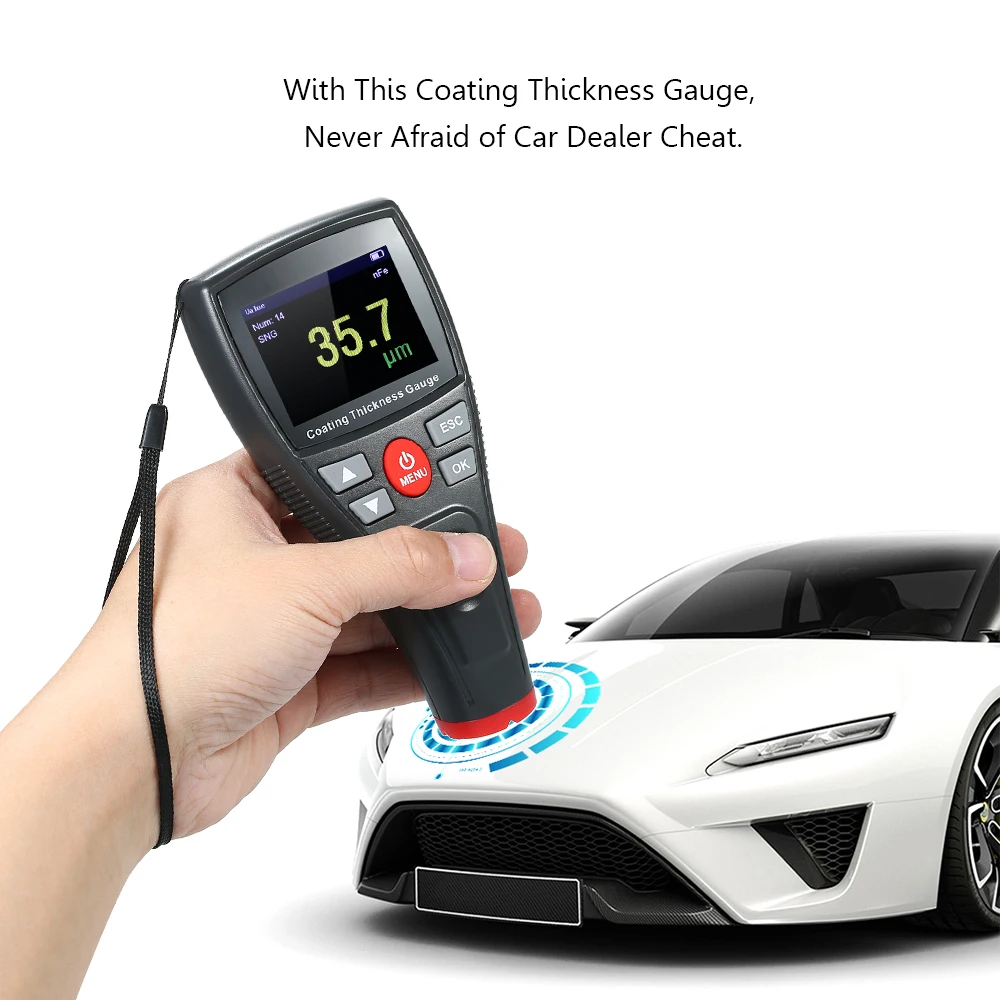 Измерение толщины лакокрасочного покрытия автомобиля: Как пользоваться толщиномером лакокрасочного покрытия
