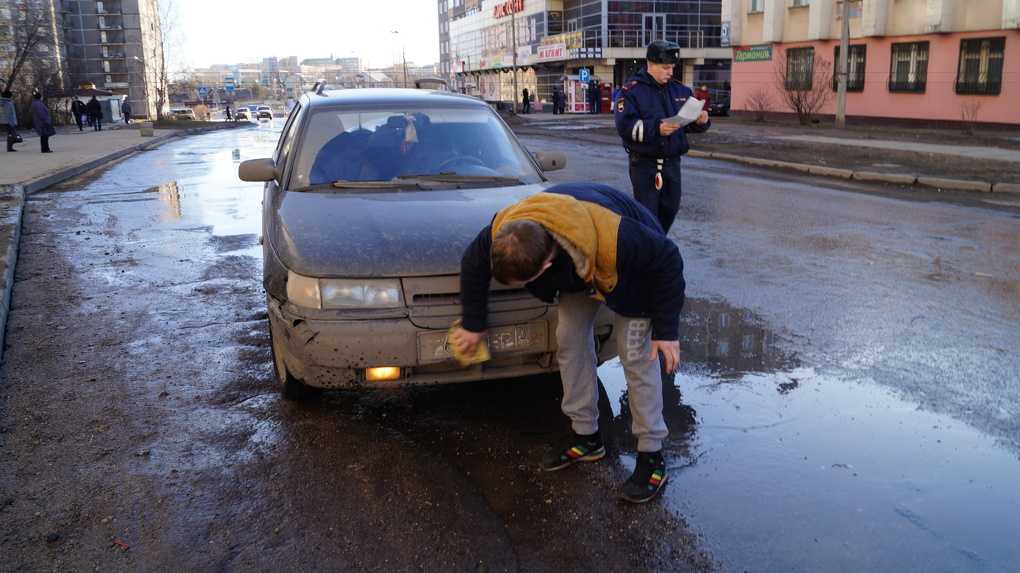 Наказание за нечитаемые номера: Штраф за грязную машину