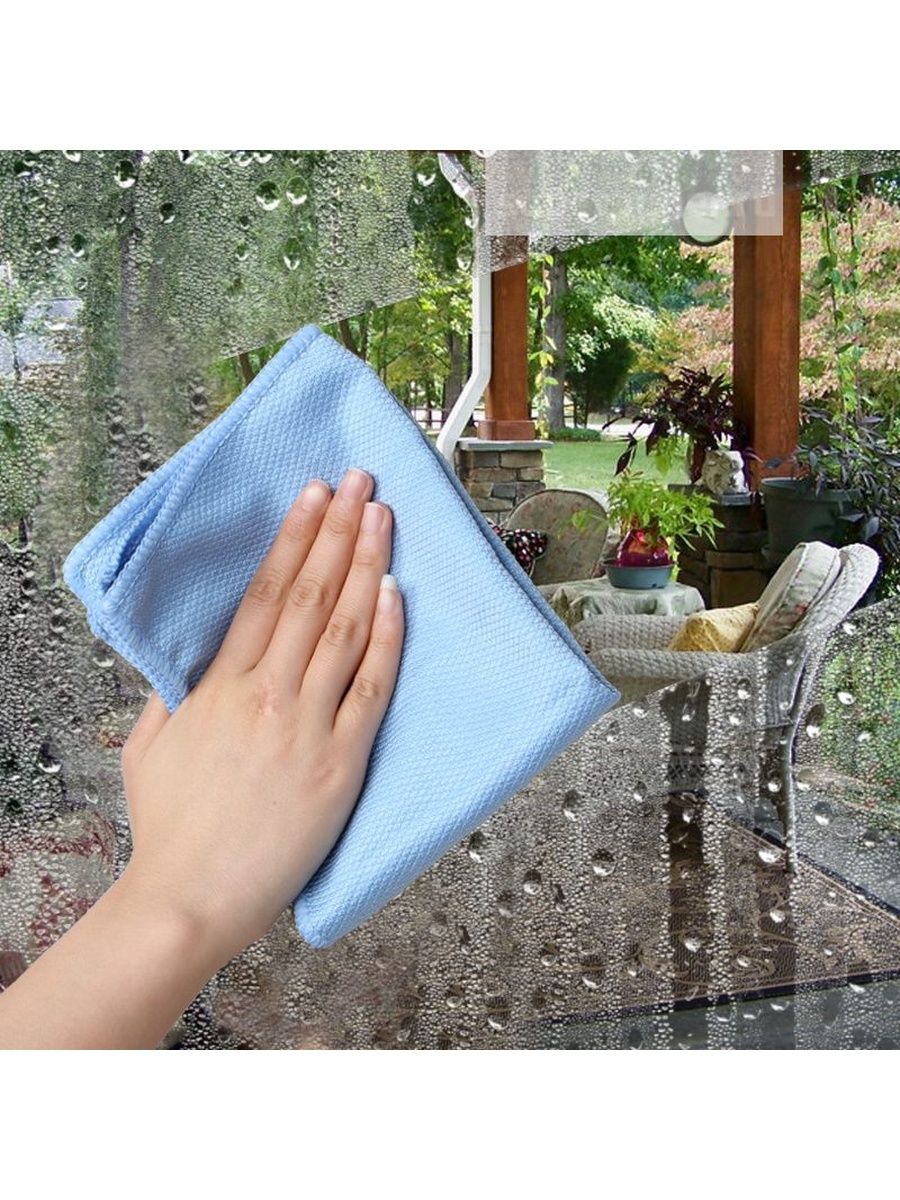 Салфетка для мытья стекол Гринвей