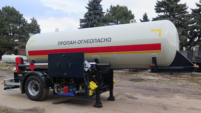 Прицеп для перевозки газа: Автоцистерны для перевозки сжиженного и газообразного газа – Компания Лигир