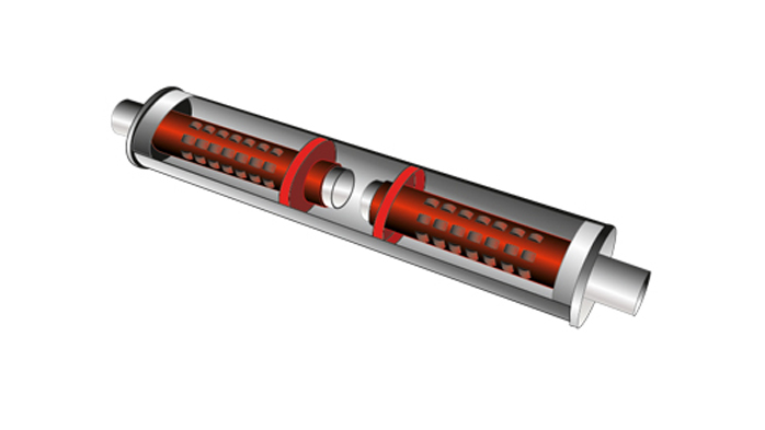Устройство резонатора выхлопной системы в разрезе: Устройство, принцип работы и ремонт резонатора глушителя