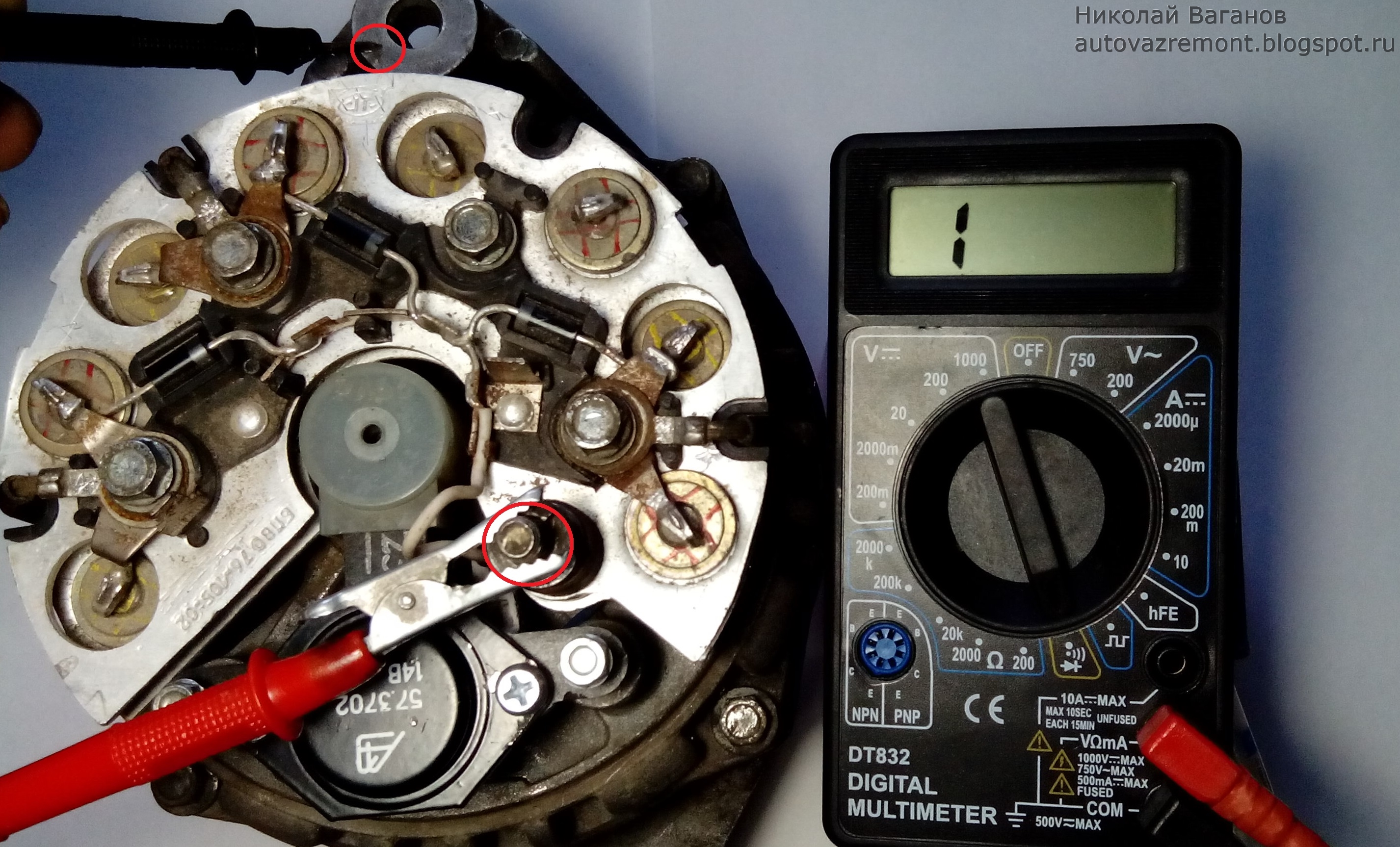Как проверить диодный мост ваз 2110: Как проверить диодный мост генератора ВАЗ?