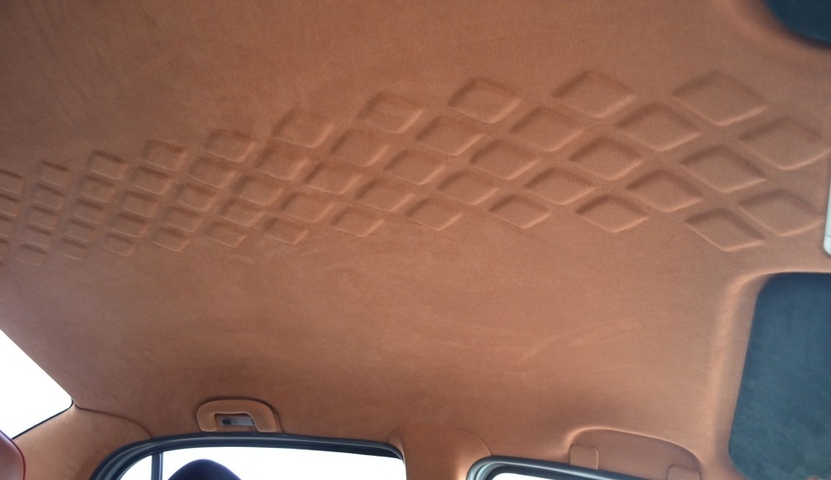 Перетяжка потолка авто своими руками: алькантара, ткань и другие варианты