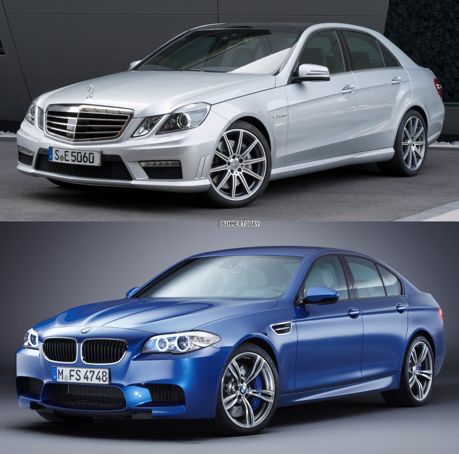 Что такое рестайлинг у автомобиля. Mercedes m5 f10. BMW m5 vs Mercedes e63. BMW f10 Mercedes. F10 vs w212.