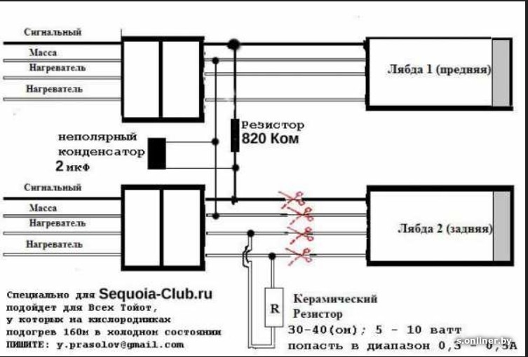 Обманка лямбда зонда своими руками: Как сделать обманку лямбда-зонда своими руками. Чертежи, схемы, фото механической и электронной обманки