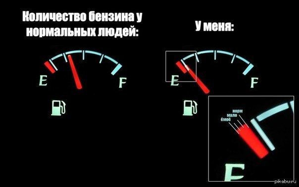 Сколько остается бензина после загорания лампочки: Сколько топлива в баке при горящей лампочке