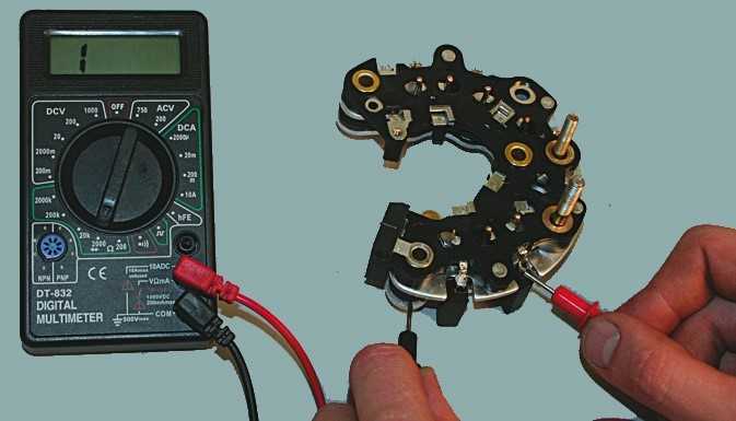Как прозвонить диодный мост генератора ваз 2114 – Проверка диодного моста ВАЗ 2109 — 2114.