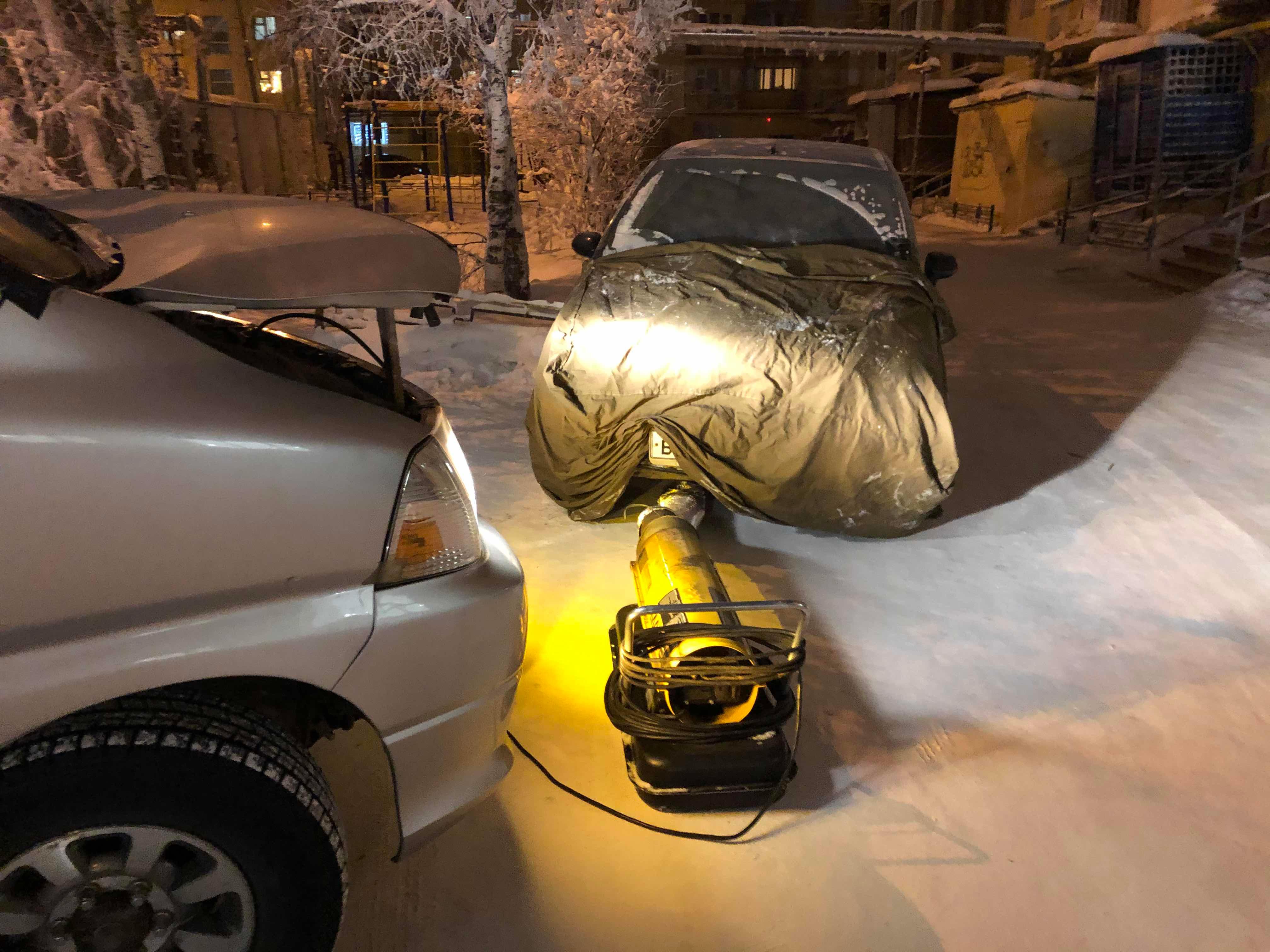 Прогрев двигателя автомобиля зимой