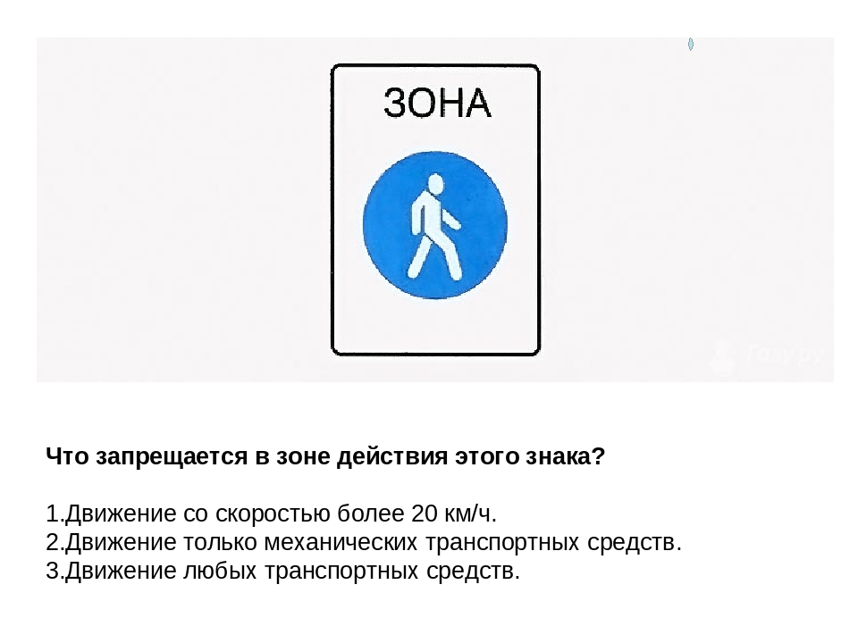 Знак пешеходная зона: Знак пешеходная зона по ПДД 2021 года: зона действия, что запрещает