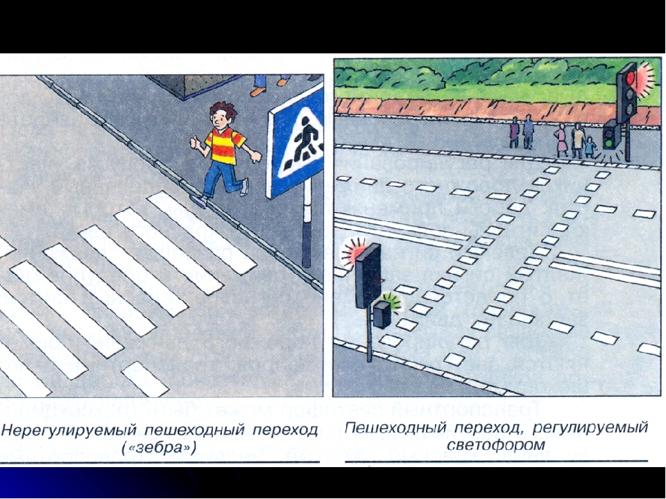 Пешеходный переход на нерегулируемом перекрестке: Пешеходный переход на перекрестке | AVTONAUKA.RU