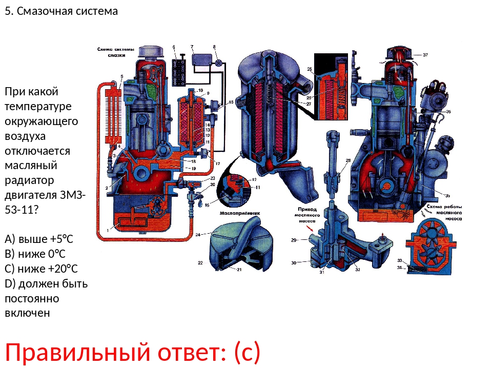 Схема смазки двигателя д 240