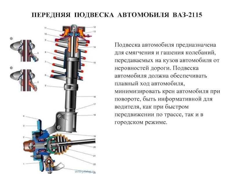 Независимая амортизационная стойка типа макферсон: чем отличается стойка от амортизатора?