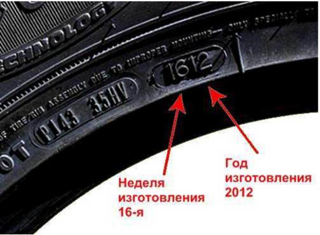 Маркировка года выпуска на шинах: Дата изготовления шин - как узнать какой год выпуска резины