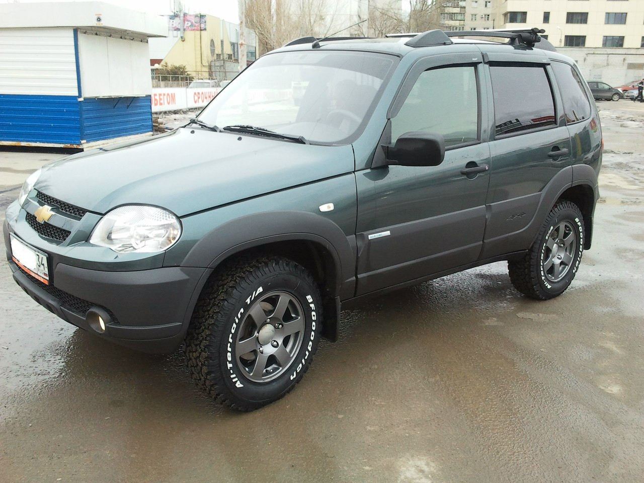 2123 Chevrolet Niva рейлинги