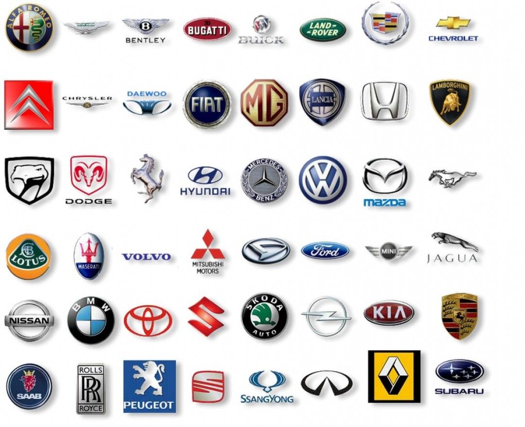 Логотип машин с названиями: Эмблемы автомобилей мира, значки, логотипы
