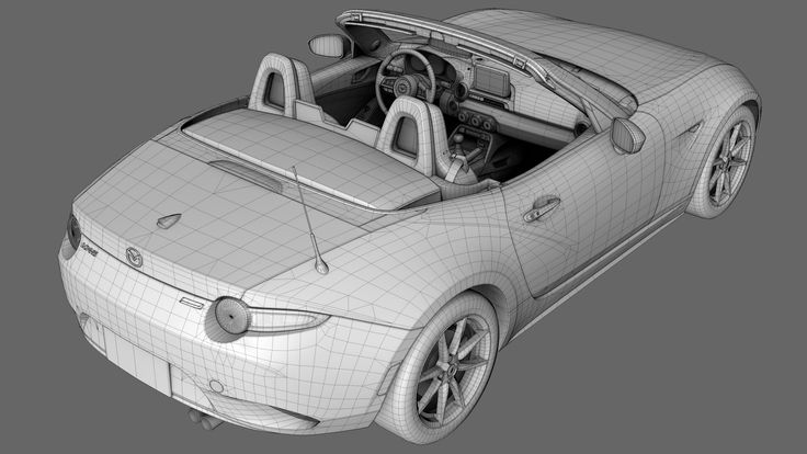 3Д моделирование машин: 3D модель автомобиля: принципы 3д моделирования авто и машин