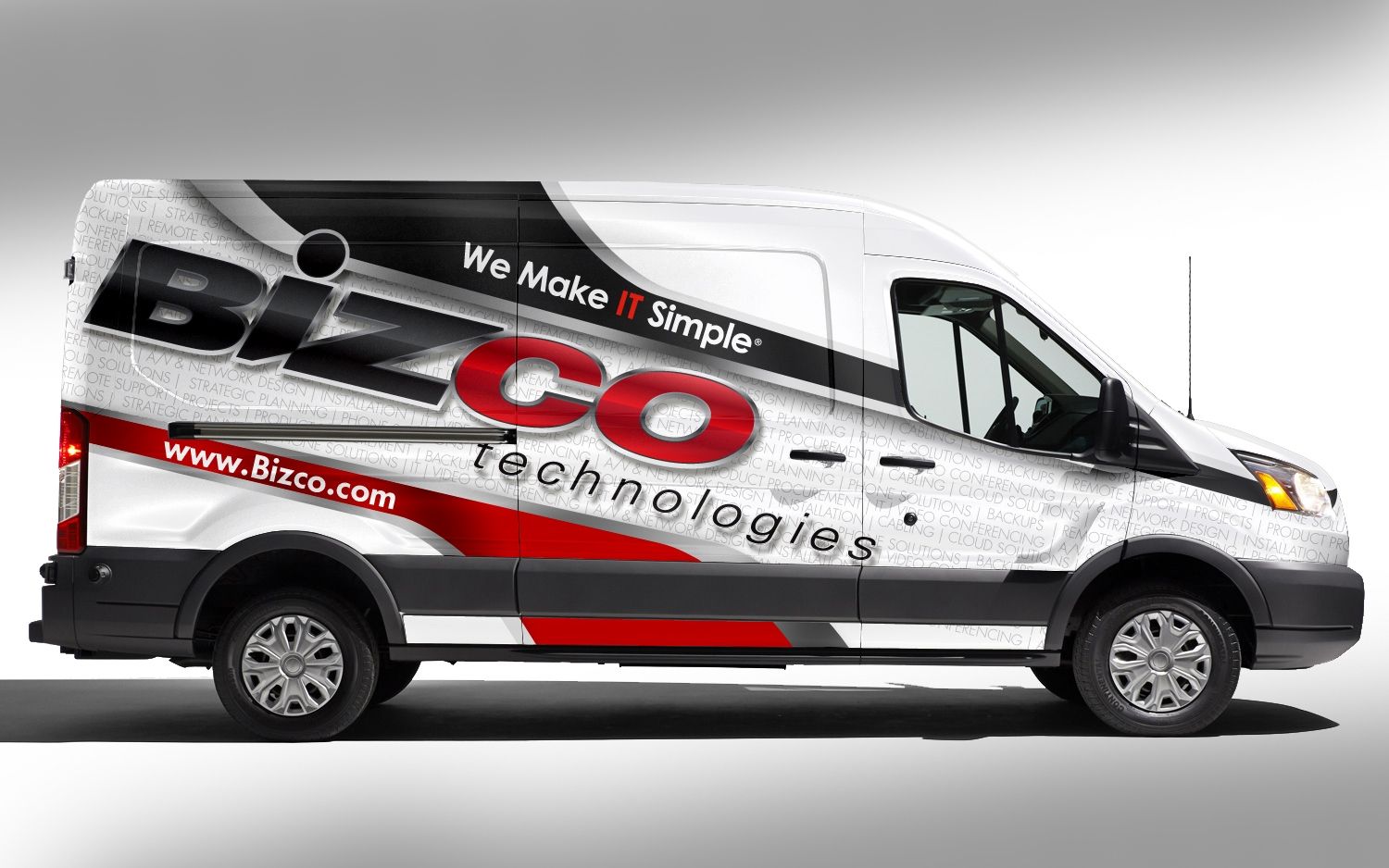 Van Wrap Design Ford Transit