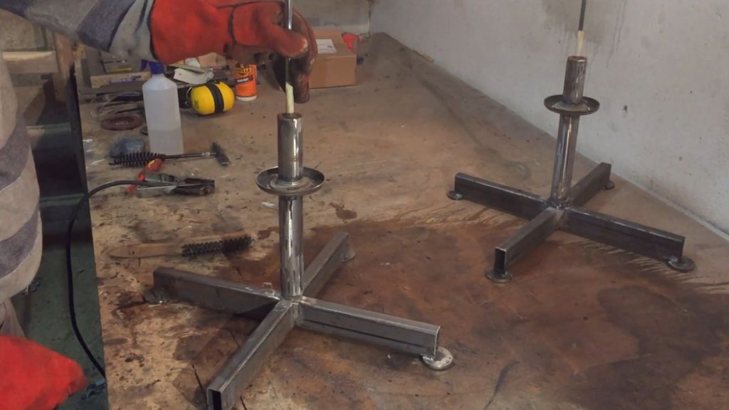 Что можно сделать из стойки амортизатора: Шикарная самоделка из автомобильного амортизатора!!