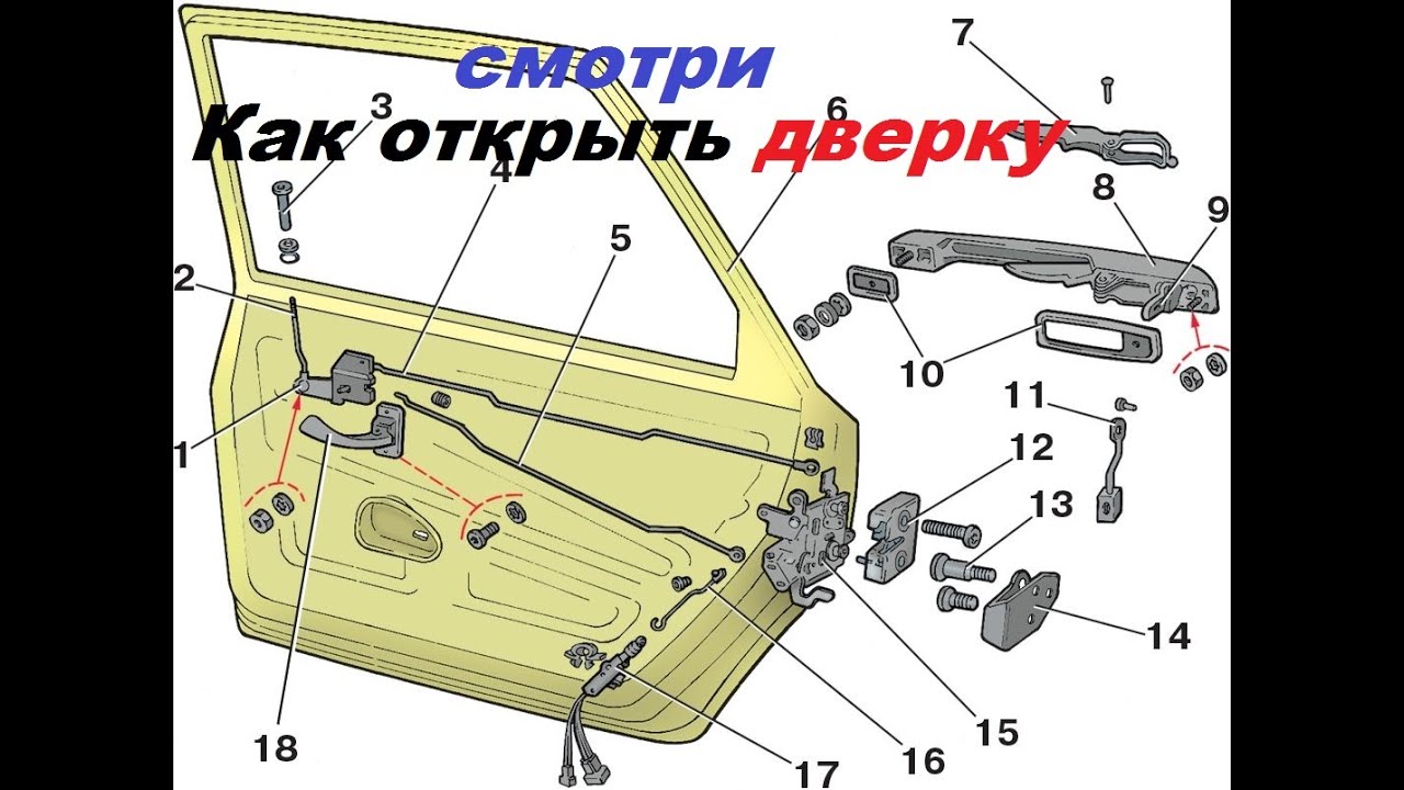 Как открыть дверь машины если замок заклинило: Как открыть дверь машины если замок заклинило