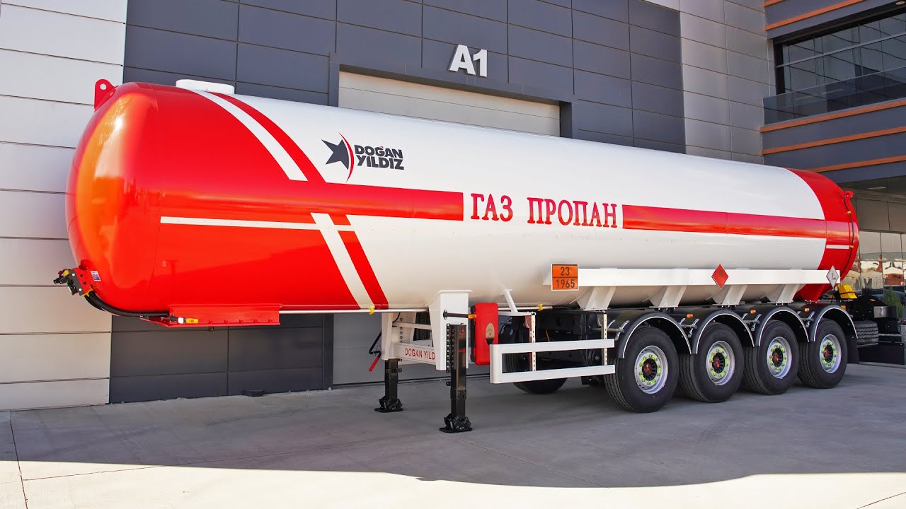 Прицеп для перевозки газа: Автоцистерны для перевозки сжиженного и газообразного газа – Компания Лигир