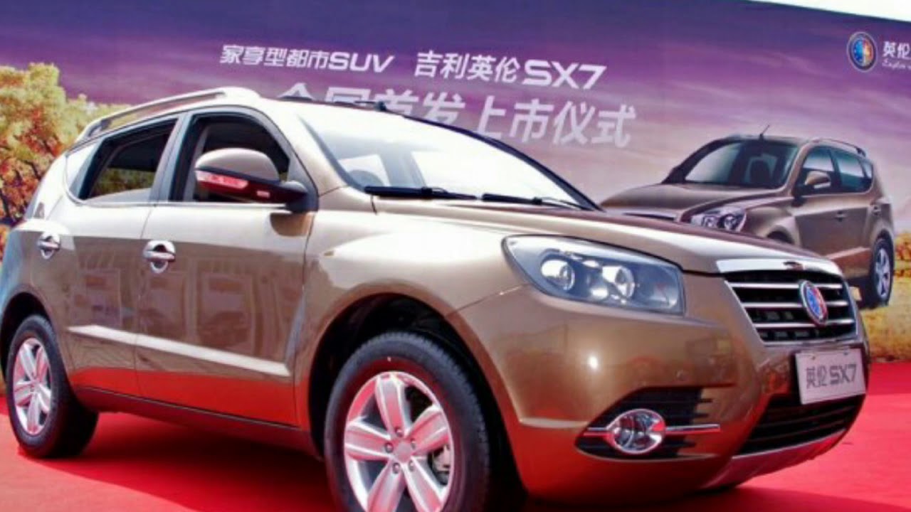 Китайские автомобили фото. Geely Englon sx7. Lifan Geely. Машины Geely x7 марка китайская. Кроссовер автомобиль китайский sx7.