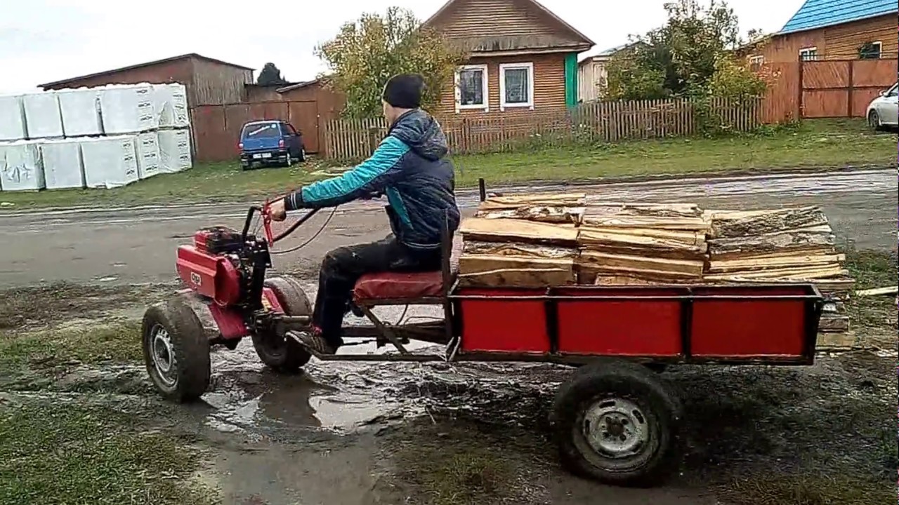 Мотоблок и прицеп: Прицеп на мотоблок ТМ-350-2 самосвальный — купить по низкой цене в Москве