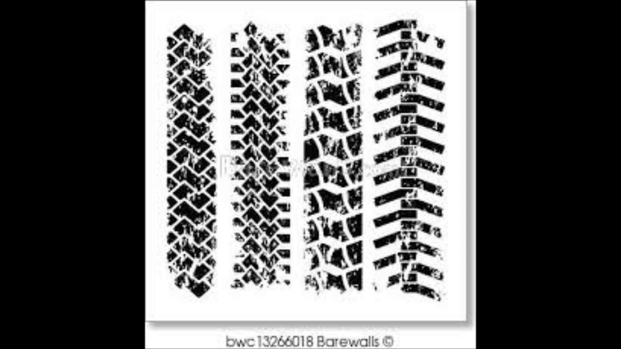 Восстановленный рисунок протектора шин