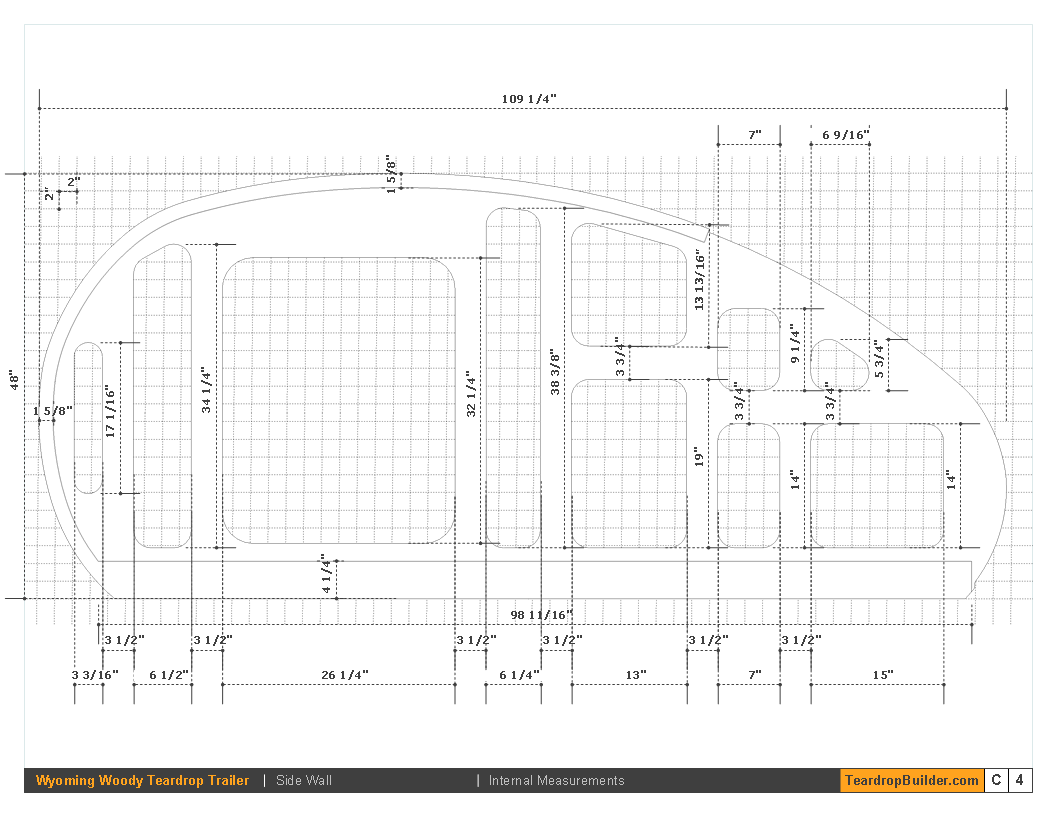 Прицеп капля чертежи