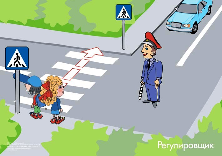 Регулировщик для детей: Регулировщик ПДД в детских рисунках для детского сада и школы