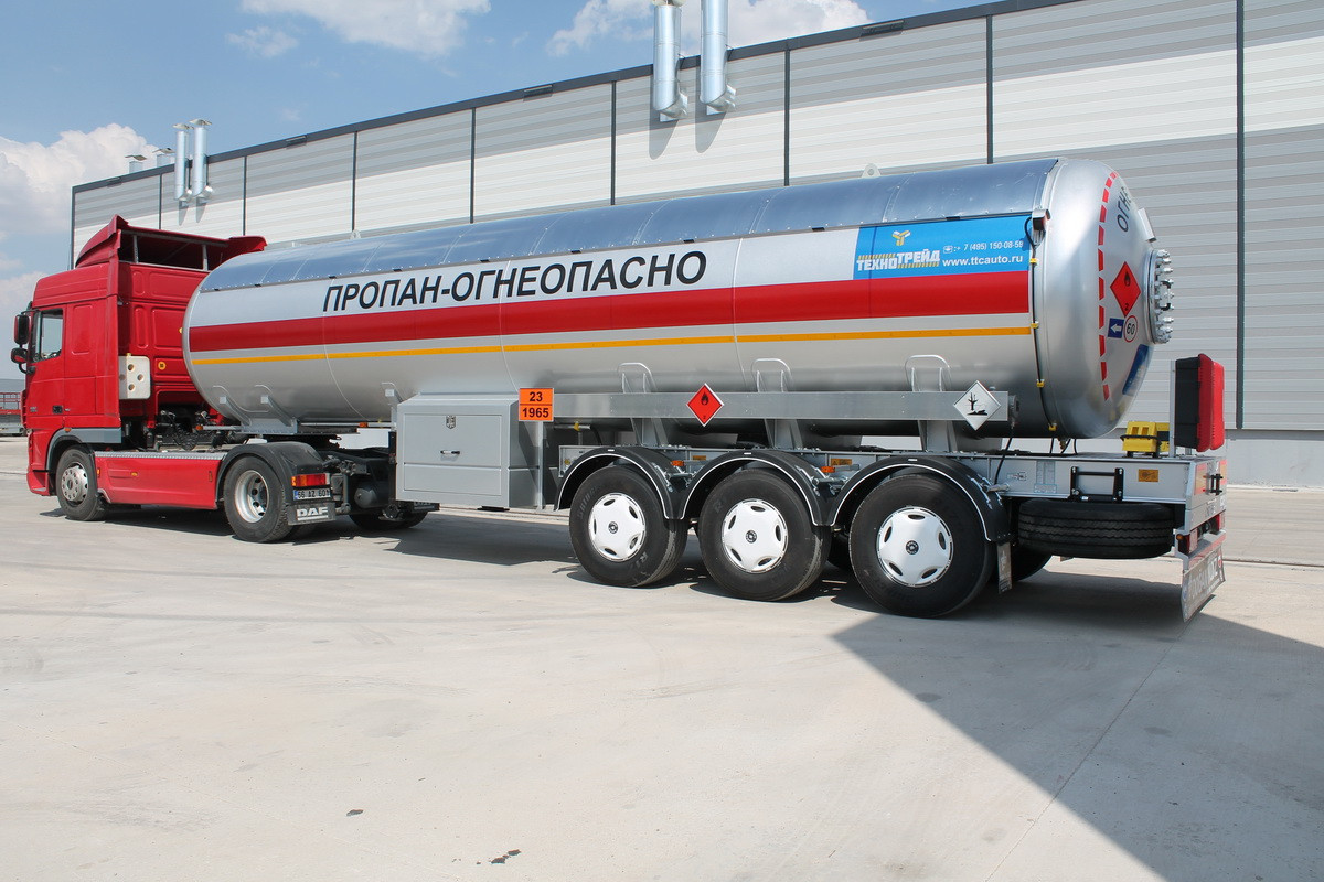 Прицеп для перевозки газа: Автоцистерны для перевозки сжиженного и газообразного газа – Компания Лигир