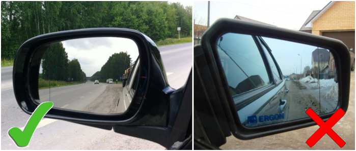 Как настроить зеркала в автомобиле боковые: Как отрегулировать зеркала в машине правильно?