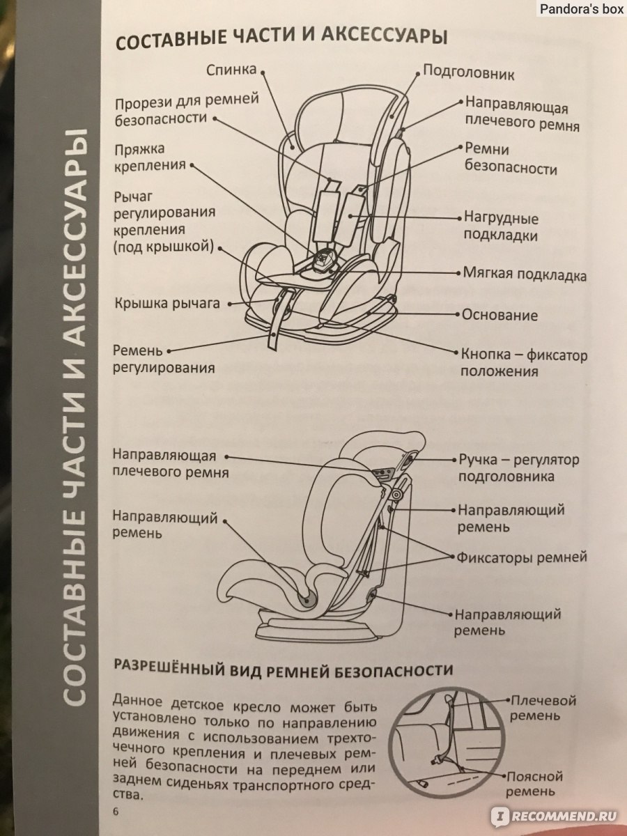 сбор детского кресла после стирки