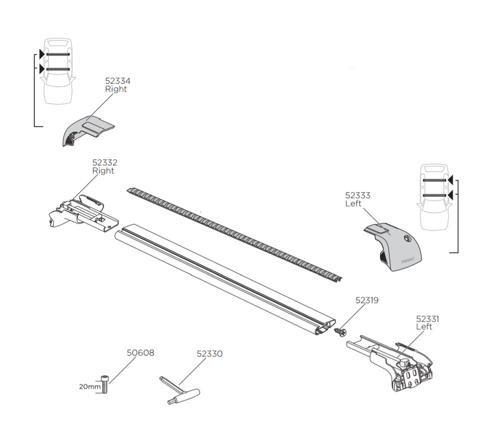 Thule wingbar edge 9591: Thule WingBar Edge 9591 | Thule