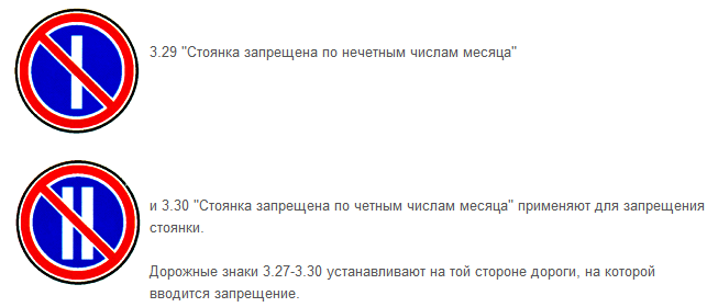 Знак остановка запрещена по нечетным: Знак "Стоянка запрещена по четным или нечетным числам месяца" — действие, картинка и пояснения к знаку ПДД