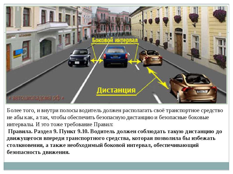 Расстояние между машинами: Безопасная дистанция и боковой интервал - Новости - ГИБДД отделения МВД - Государственные организации информируют